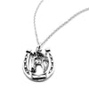 Horse in Horseshoe Necklace-0798