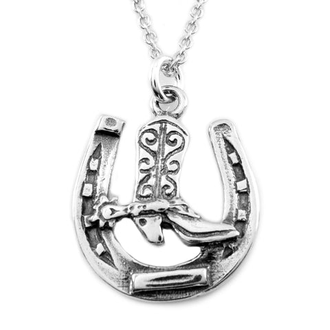 Ice Skates Necklace-1107