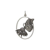 Butterfly on Flower Pendant-4324