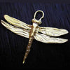 Dragonfly in Gold Bronze